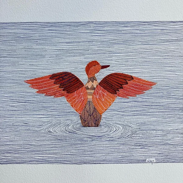 L’envol du canard – Collection Plumes – Nathalie Rémond-Callabat