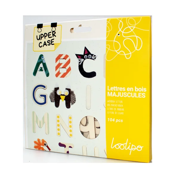 Lettres majuscules bois X104