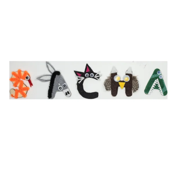 Lettres majuscules bois X104