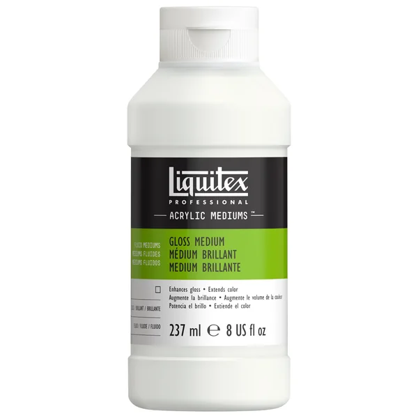 Liquitex medium vernis brillant en flacon de 237ml