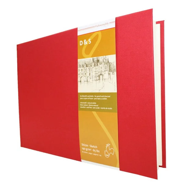 Livre croquis D&S rouge - 140 g/m²