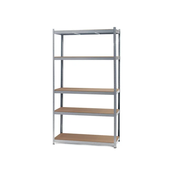 Lot de 10 étagères de rangement 100x60x200 cm 5 niveaux Rayonnage Industriel Charge lourde 1000 kg