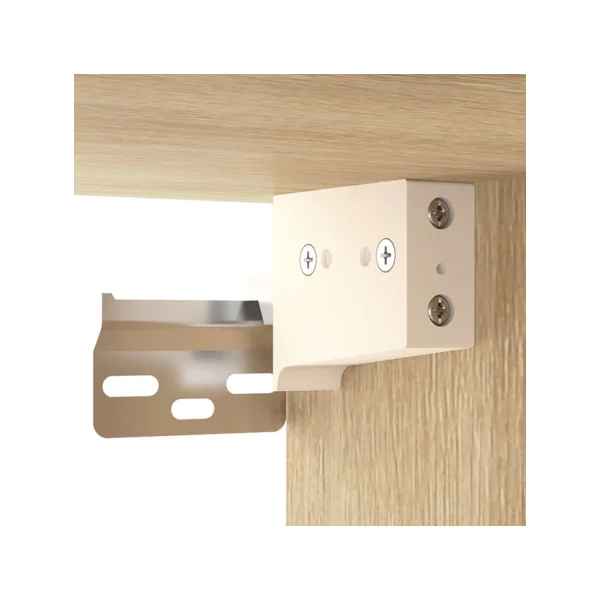 (Lot de 2) Table Chevet Suspendu Chêne Table de Nuit Moderne Chevet Chambre en Bois