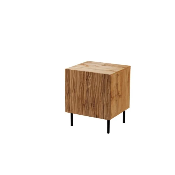 (Lot de 2) Table de Chevet Graphique Table nuit Chêne Design