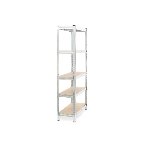 Lot de 5 Etagères Professionnel 75x30x154 cm Etagère Métallique Industrielle Charge lourde 875 kg