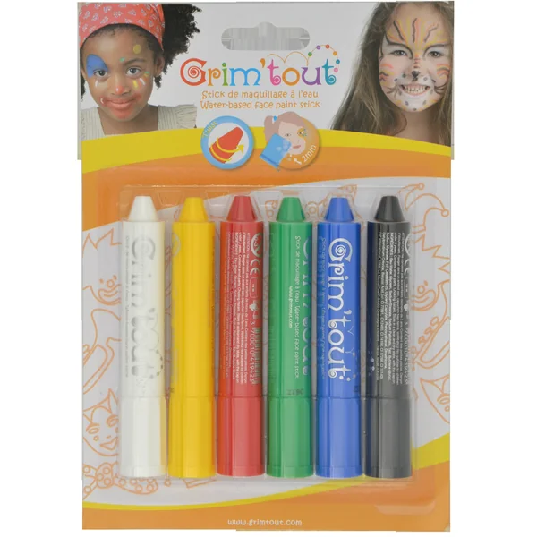 Lot de 6 sticks couleurs classique