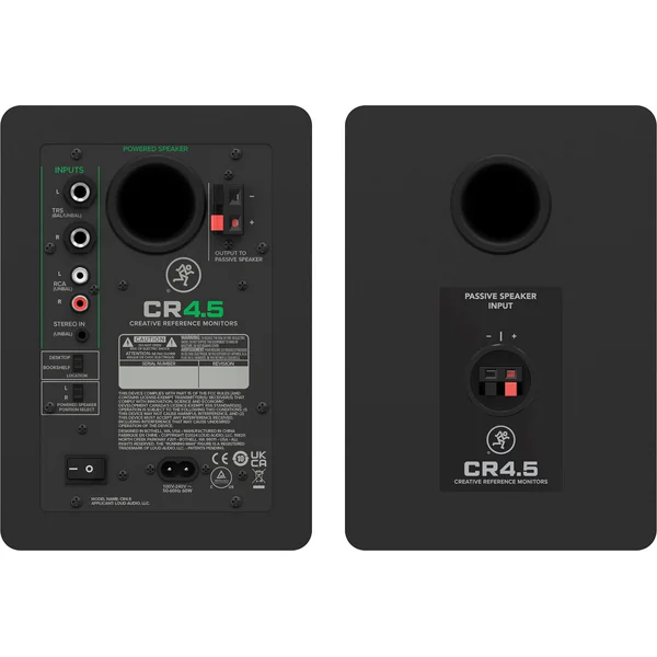 Mackie CR4.5 - Enceintes de Monitoring Actives 4.5 (la Paire)