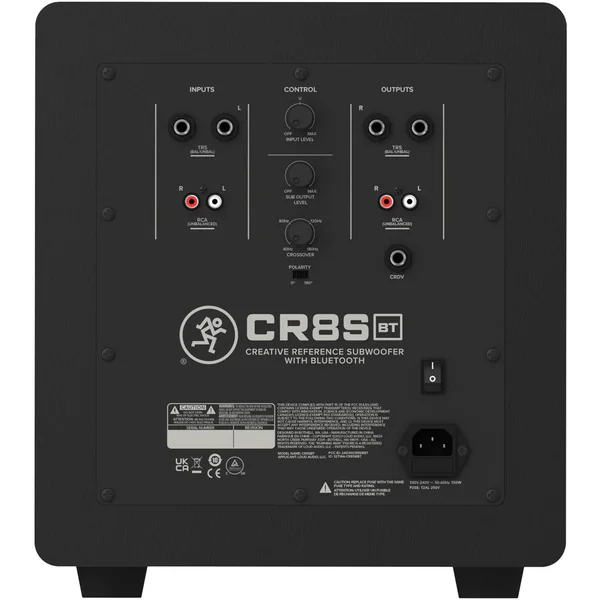 Mackie CR8SBT - Caisson de Graves Actif 8" Bluetooth avec Télécommande