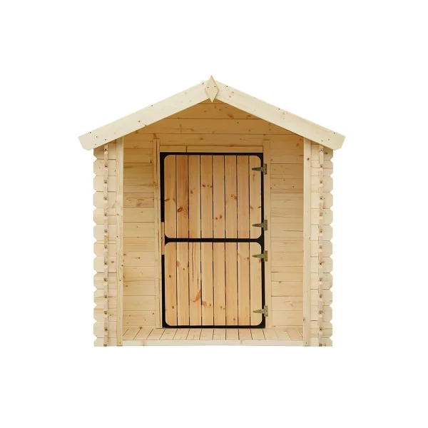 Maison de Jeux pour Enfants avec Terrasse Pin et Epicéa Massif Maisonnette Enfant