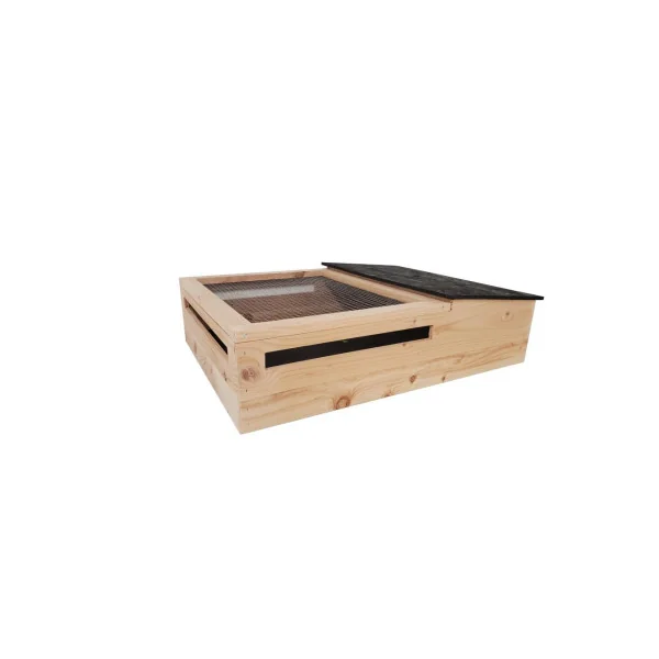 Maison Hérisson Tortue avec Enclos Terrarium Tortue de Terre en Douglas FABRICATION FRANCAISE