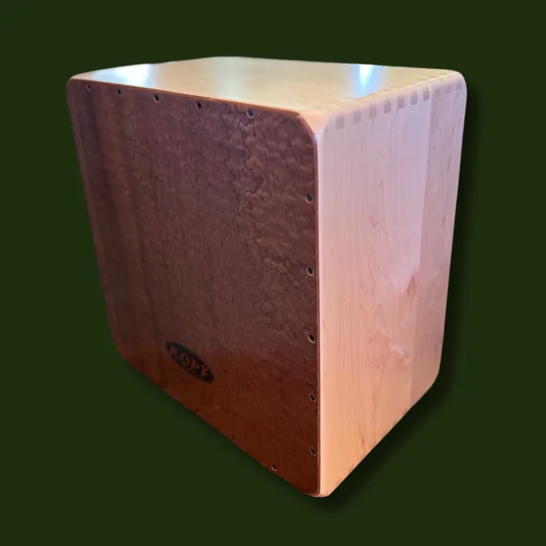Maple Bass Cajon with Quilted Sapele Faceplates