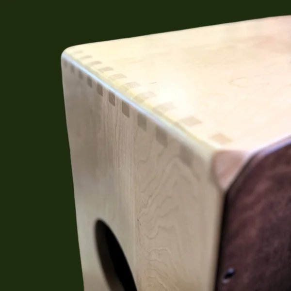 Maple Bass Cajon with Quilted Sapele Faceplates