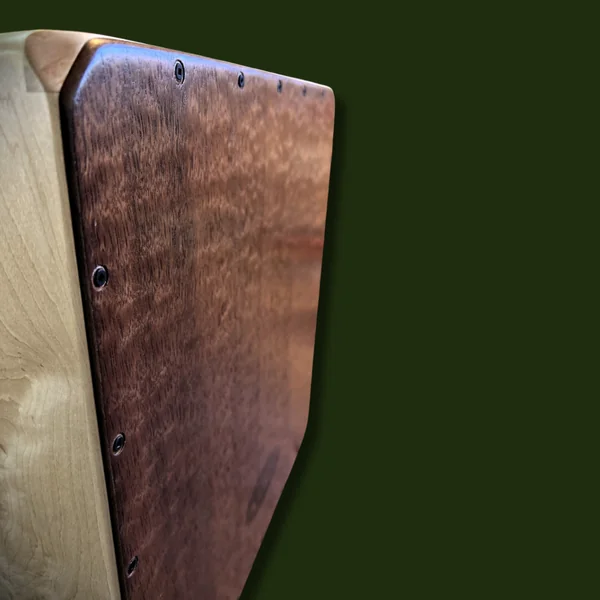 Maple Bass Cajon with Quilted Sapele Faceplates