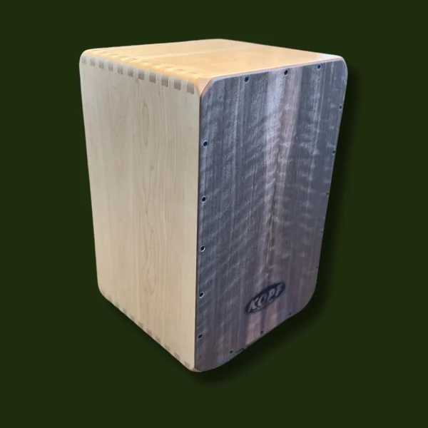 Maple Cajon with Curly Walnut Tapa