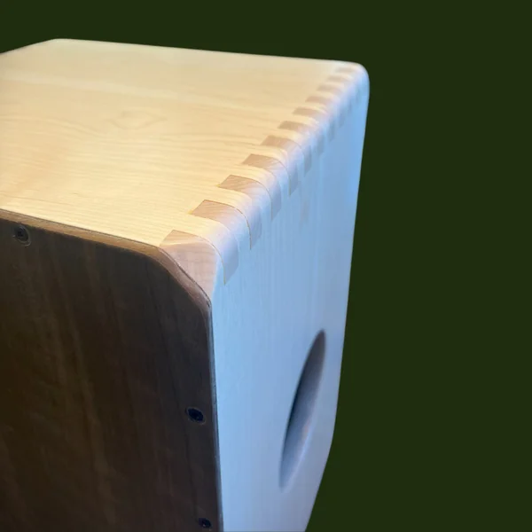 Maple Cajon with Curly Walnut Tapa