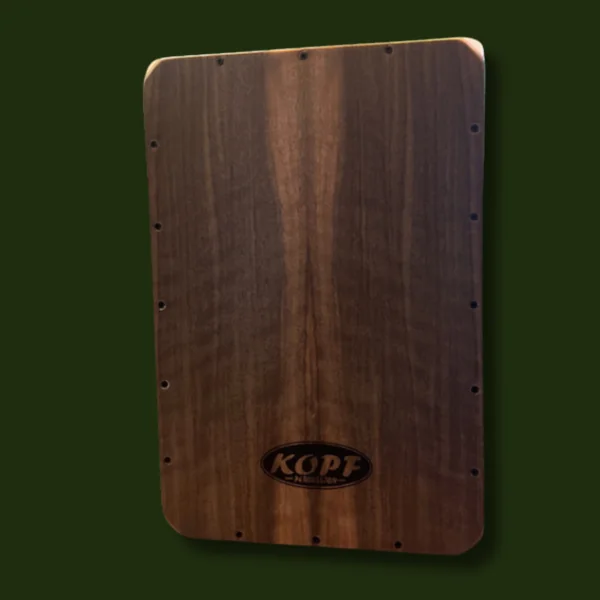 Maple Cajon with Curly Walnut Tapa