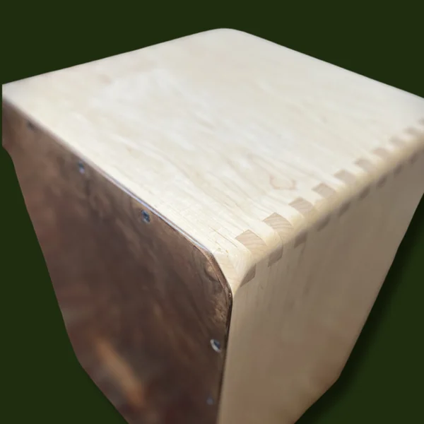 Maple Cajon with Walnut Burl Faceplates