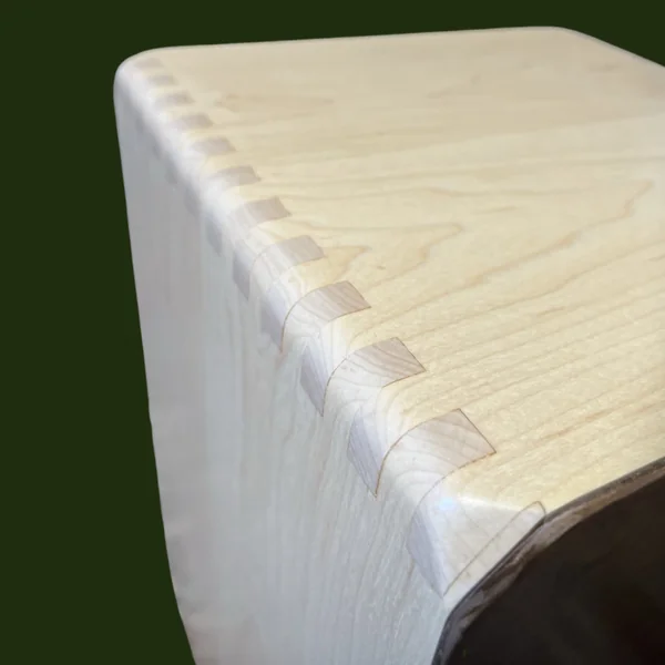 Maple Cajon with Walnut Burl Faceplates
