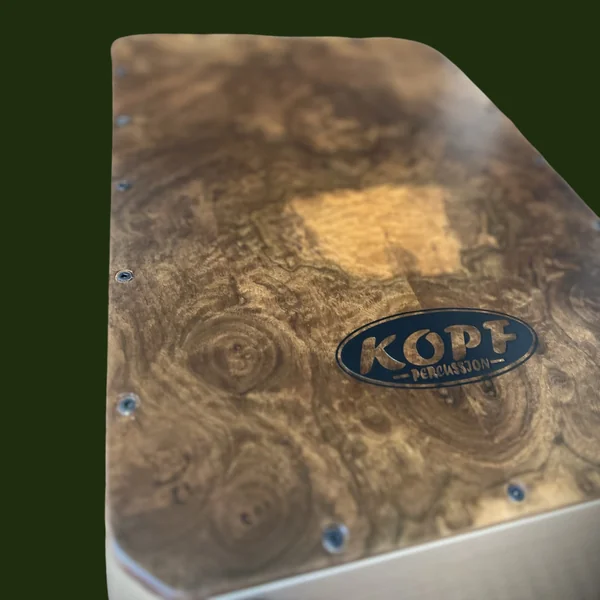 Maple Cajon with Walnut Burl Faceplates