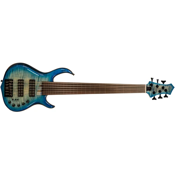 Marcus Miller M7 Swamp Ash Fretless 6ST 6-String (2nd Gen) - transparent blue