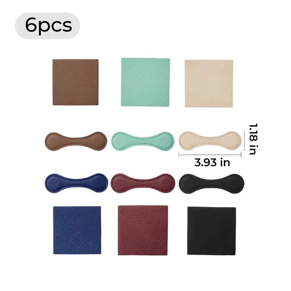 Marque-page magnétique en PU laserisable de couleur mixte (6 pièces)