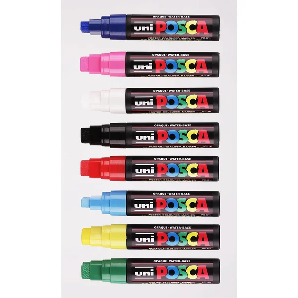 Marqueur POSCA pointe rectangulaire XL PC17K à l'unité