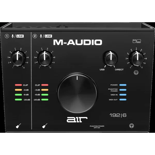 M-Audio AIR 192 6 - Interface Audio USB-C 2-In2-Out