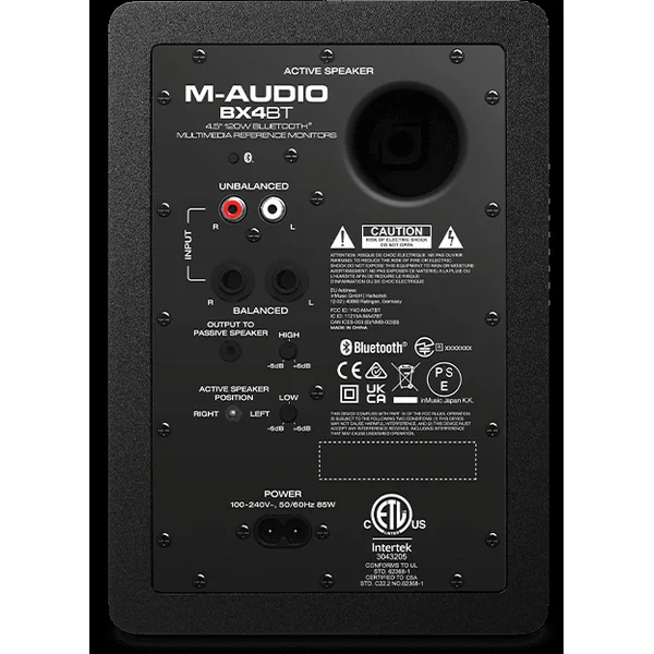 M-Audio BX4BT (la paire) - Enceintes de Monitoring 4.5" BT