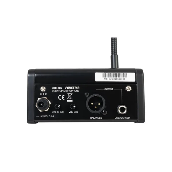 MCH-205 Microphone pupitre carillon musique avertissement