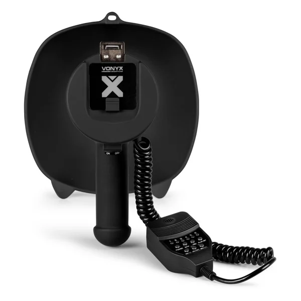 MEG090 Mégaphone 90 watts USB SD, BT sirène et micro, batterie