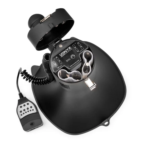 MEG090 Mégaphone 90 watts USB SD, BT sirène et micro, batterie