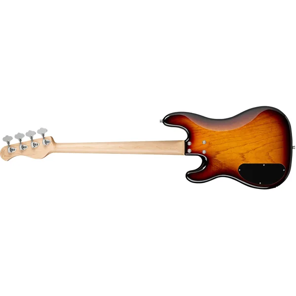 Metroline 21-Fret Hybrid P/J Bass Ash 4-string (Germany, MN) - '59 burst transparent