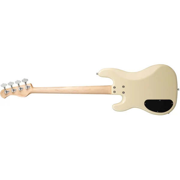 Metroline 21-Fret Hybrid P/J Bass Ash 4-string (Germany, MN) - solid olympic white