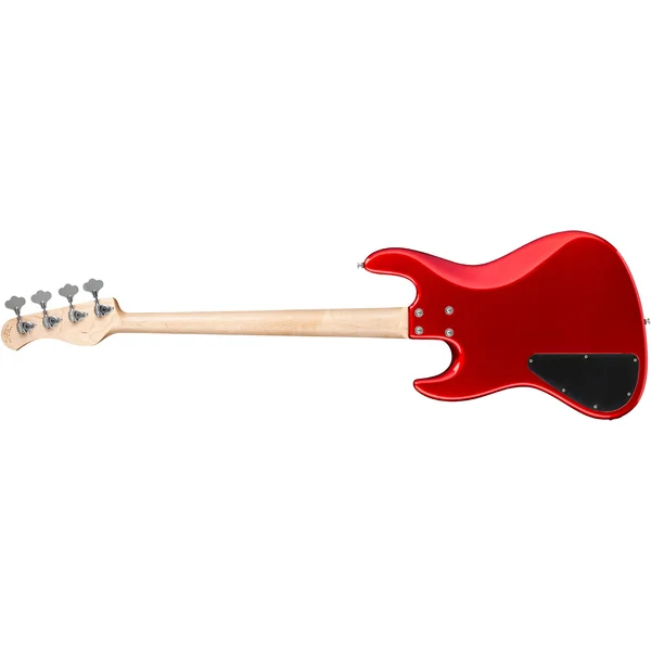 MetroLine 21-Fret Vintage J/J Bass Alder 4-String (Germany, MOR) - solid candy apple red metallic