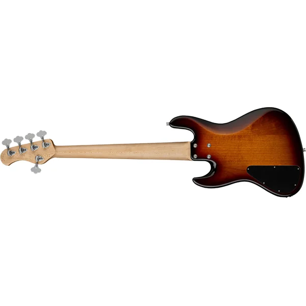 MetroLine 21-Fret Vintage J/J Bass Alder (5-String, Germany, Morado) - '59 burst transparent