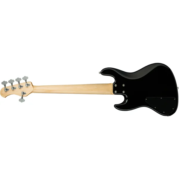 MetroLine 21-Fret Vintage J/J Bass Alder (5-String, Germany, Morado) - solid black gloss