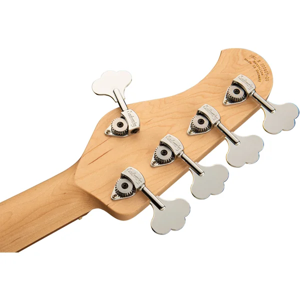 MetroLine 21-Fret Vintage J/J Bass Alder (5-String, Germany, Morado) - solid black satin