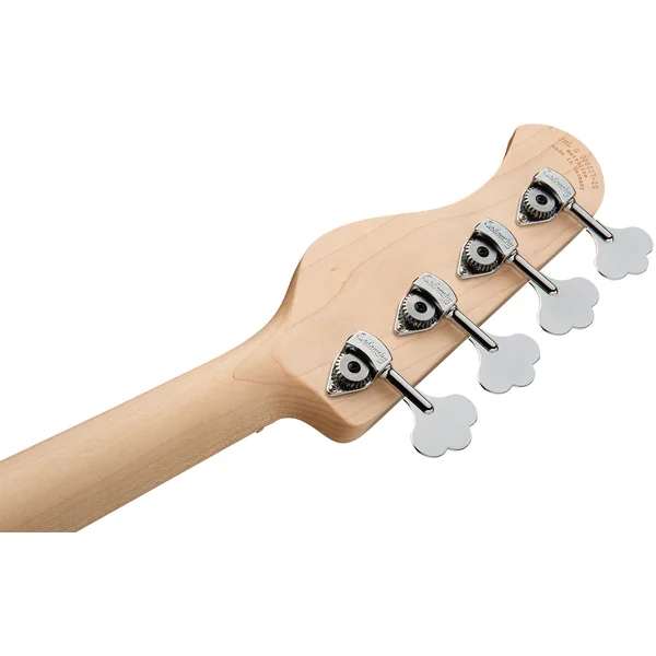 MetroLine 21-Fret Vintage J/J Bass Ash 4-String (Germany, MN) - solid black satin