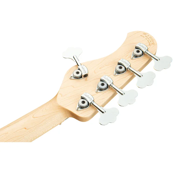 Metroline 21-Fret Vintage J/J Bass Ash 5 (Germany, MN) - solid olympic white