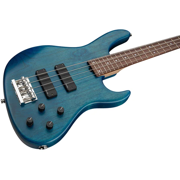 MetroLine 24-Fret Modern Bass, Alder, 4-String (Germany, MOR) - blue transparent satin