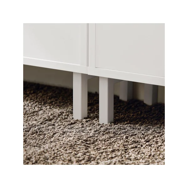 Meuble Chaussure Blanc Rangement Chaussures Armoire chaussures 3 Abattants
