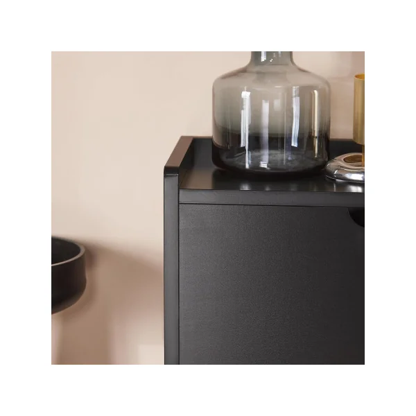 Meuble Chaussure Noir Rangement Chaussures Armoire chaussures 3 Abattants
