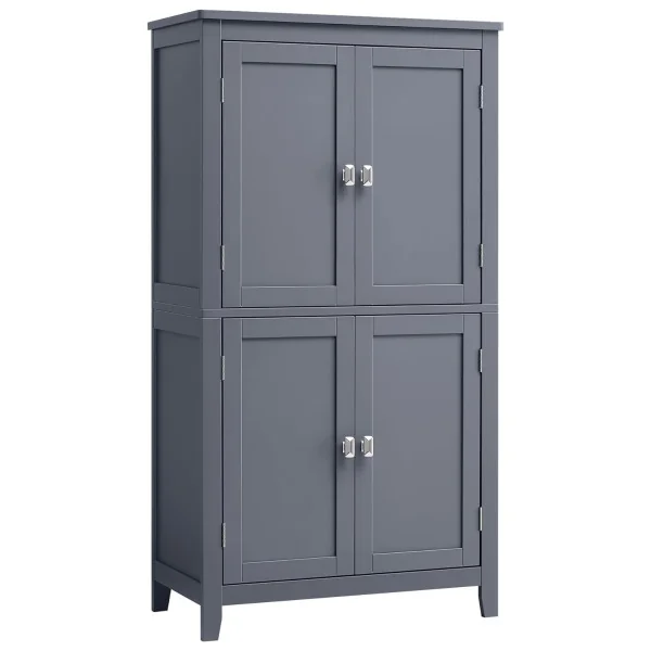 Meuble de rangement Gris Ardoise de Cuisine Placard Cuisine Etagères Réglables