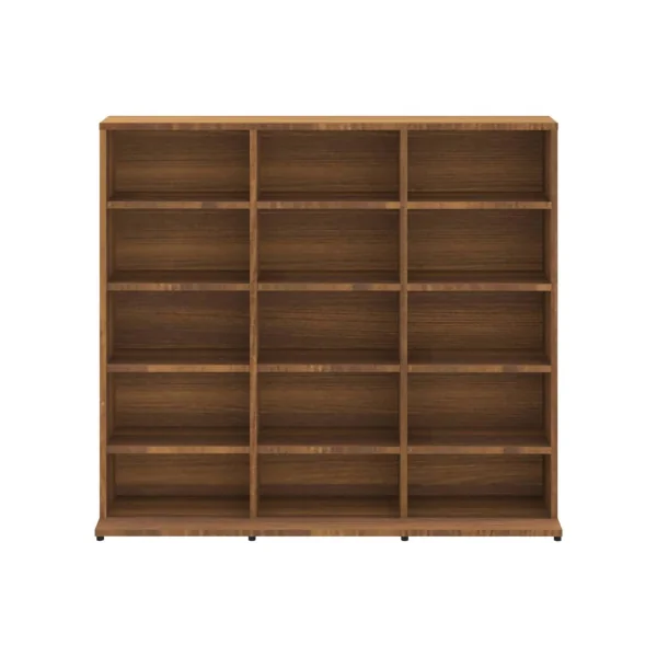 Meuble Rangement CD 89,5 cm Colonne Tour CD Meuble Range CD Chêne Marron