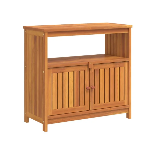 Meuble Rangement Jardin Acacia Massif Table Console