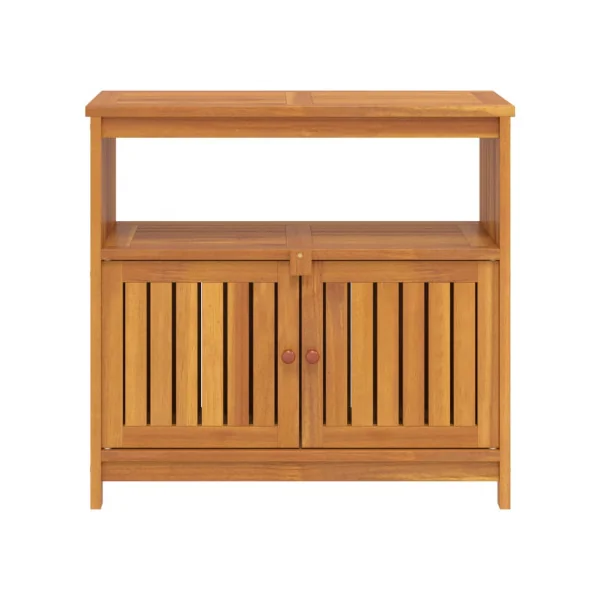 Meuble Rangement Jardin Acacia Massif Table Console