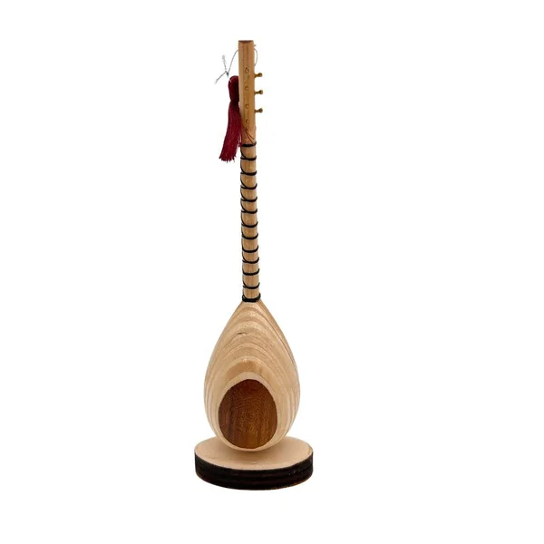 Miniature Saz en Bois Authentique - Décoration Musicale