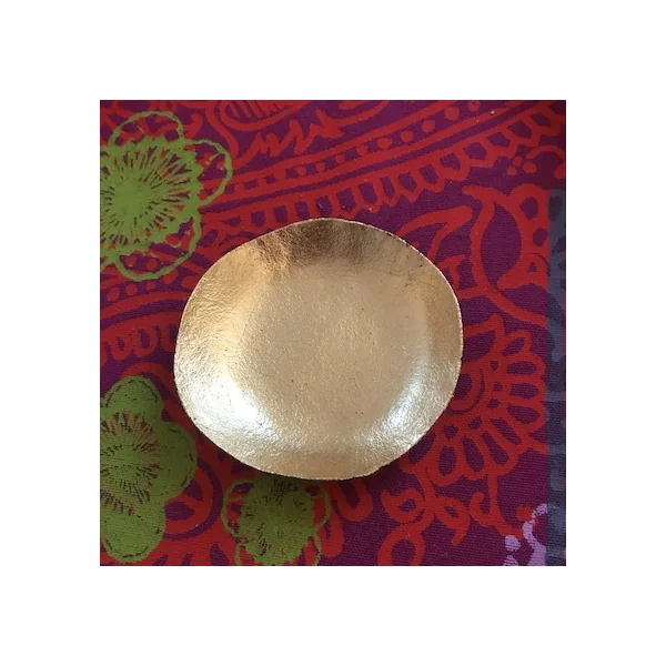 Mini-coupelle dorée et gravée, grès – Lise Meillan