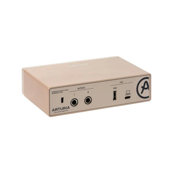 MINIFUSE1-CH ARTURIA - Interface audio 1 entrée micro/ligne, édition limitée Champagne, port USB-C, LoopBack & offre logicielle complète