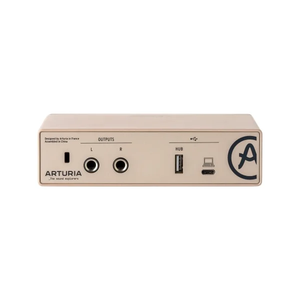 MINIFUSE1-CH ARTURIA - Interface audio 1 entrée micro/ligne, édition limitée Champagne, port USB-C, LoopBack & offre logicielle complète
